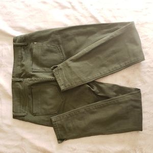 {JustFab} Twill Ankle Skinny